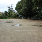 時枝陣屋跡南端から北方を見る