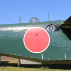 二式大艇の日の丸と上部右舷銃座