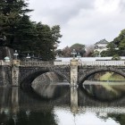 二重橋と遠望伏見櫓