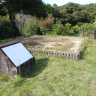 主郭北側に櫓台跡