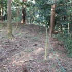 本丸周囲の低い土塁