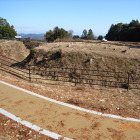 二の曲輪中馬出と新しい園路