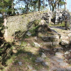 同左を廊下橋跡より見る