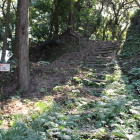 山之城登城口階段