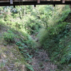 主郭北下の堀切