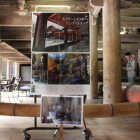 食堂内のラストサムライの掲示記事