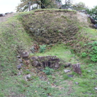 石垣土塁の増設履歴の分かる断面