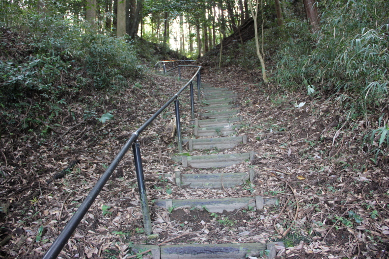 本丸への登城階段