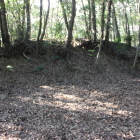 ４郭一番奥の曲輪北端土塁