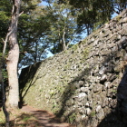 本丸に西面石垣