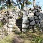 本丸南西石垣虎口