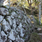 同左より北側に在る外曲輪外周石垣