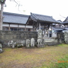 真玉寺山門前辺り