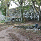 水ノ手門、食違い虎口、本丸北面を望む