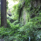 シラスの断崖絶壁