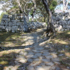 同左二の丸櫓門跡を西出丸より見る