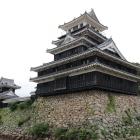 模擬天守閣北東角と二重櫓