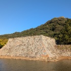 天守台と指月山