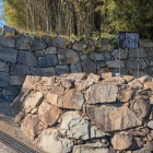 再築された石垣