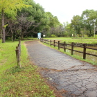 曲輪Lから曲輪Kへの土橋