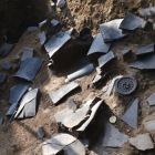 破城時に投棄された瓦