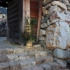 天守御門前の正月飾り