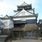 景観整備の天守閣南面