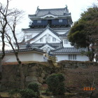 景観整備の天守閣東面