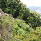 洲本城東の登り石垣