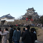 日の出前富士見櫓跡より