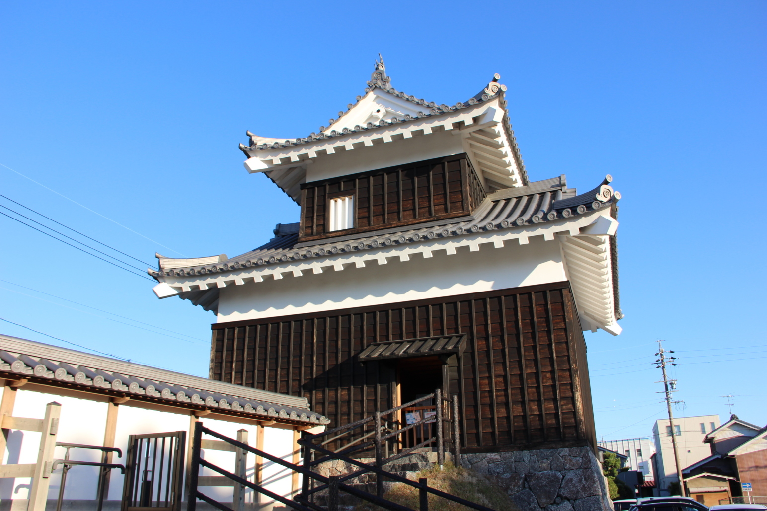 二の丸二重丑寅櫓西面