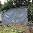 虎口門工事素屋根北横