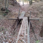 南からの進入路