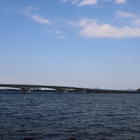 膳所城跡から見た近江大橋