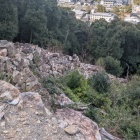 東側の登り石垣