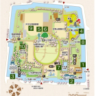 駿府城公園内地図