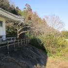 振武館裏から見た高み