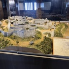 天守二層にあるジオラマ