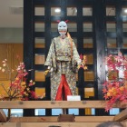 からくり人形の実演