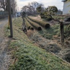 外濠跡(搦手門跡脇)