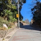 伝・外郭堀跡(羅漢の井の脇にあります)