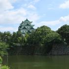 御深井大堀越しの大天守