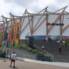 名城公園のIGアリーナ。こけら落としの日