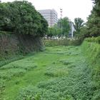 二之丸西辺の空堀