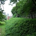 三之丸南外堀と御園御門の石垣