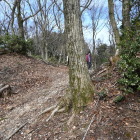 中尾根ルートの虎口