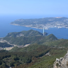 安満岳より春日集落と生月島
