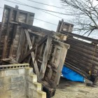 移築大手門倒壊2