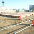 復元七重の塔木製基壇