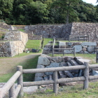 同左より表御門と天球丸虎口を見る